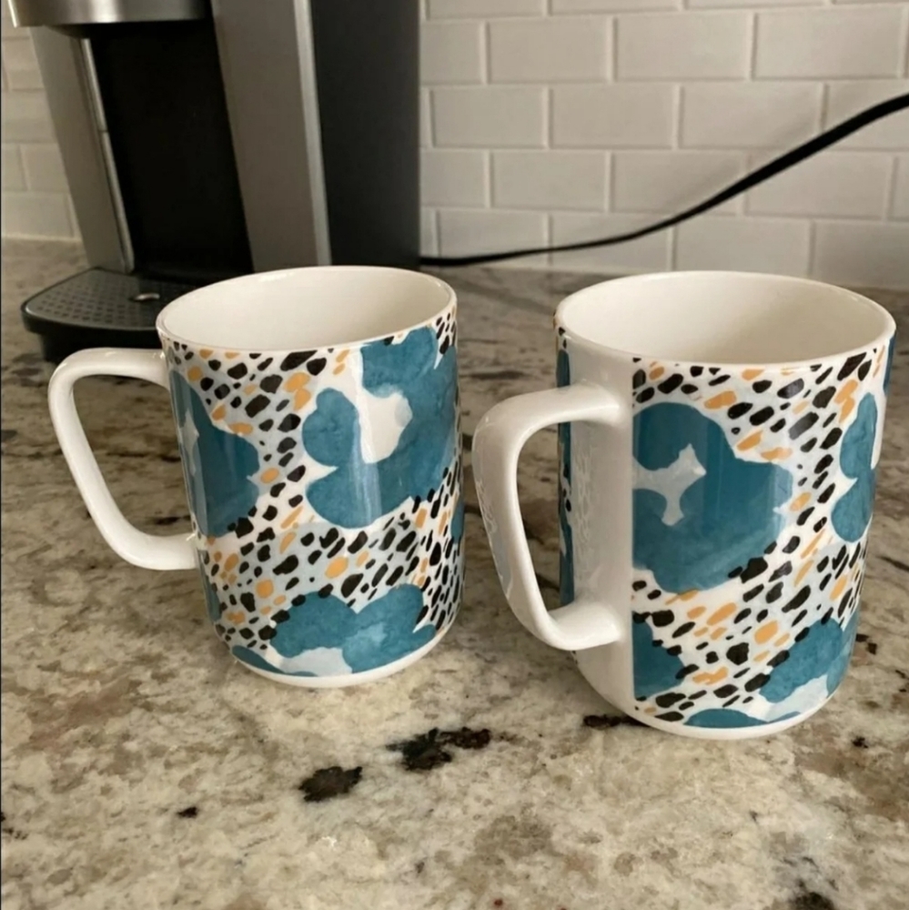 2 Portobello Devon Bone China Coffee Mug